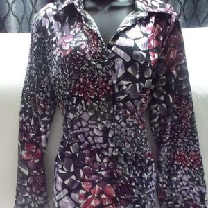 Dressbarn Multi Color Blouse Sz. Large